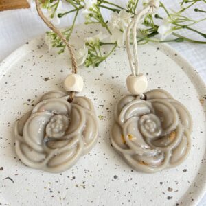 🕊️ Suspension parfumée naturelle – Adoucissant – Fait main