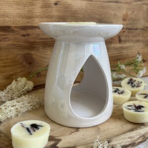 Brûle parfum Nacré blanc