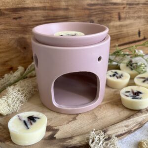 Brûle parfum coeur à coeur rose poudrée
