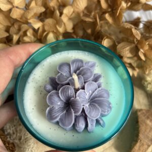 Bougie Fleur de Coton Elégante – Image 3