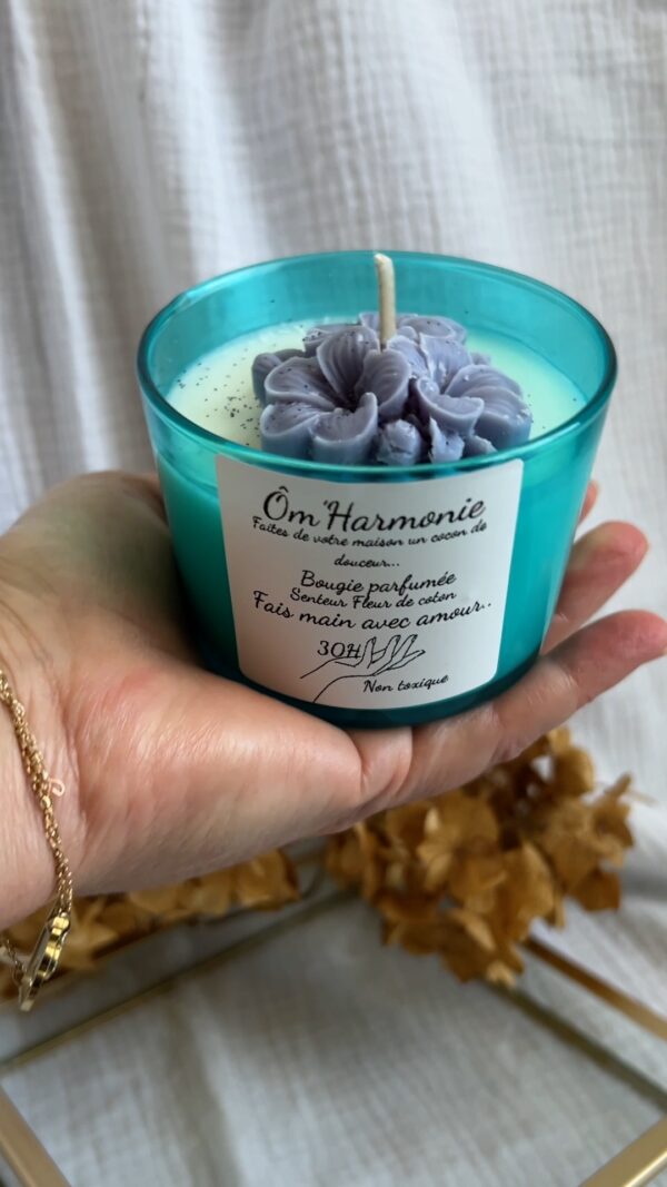 Bougie Fleur de Coton Elégante