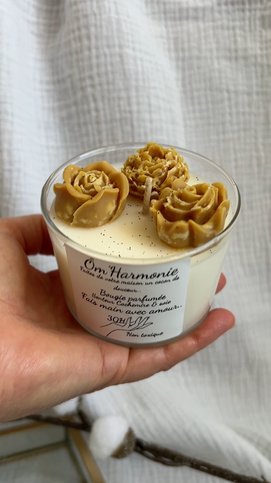 Bougie Cachemire & soie  Intemporelle – Image 1