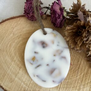 🌸 Suspension parfumée naturelle - Cachemire & soie
