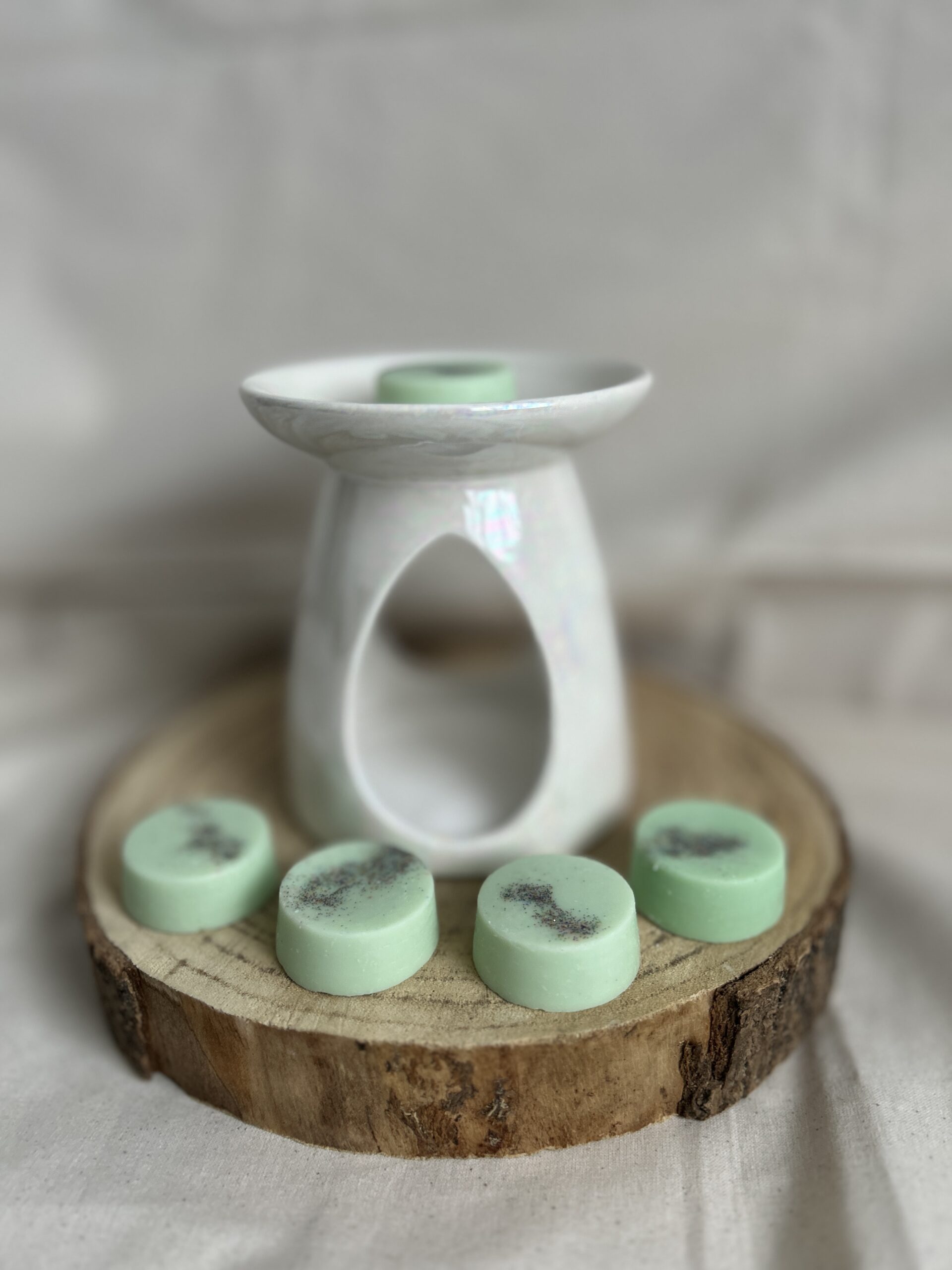 Brûle parfum Nacré blanc – Image 1