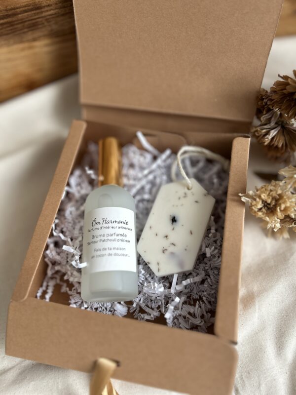 🎁 Coffret Signature-Instant Patchouli–Brume & Suspension parfumée